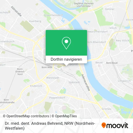 Dr. med. dent. Andreas Behrend Karte