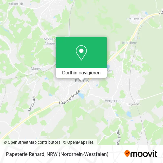 Papeterie Renard Karte