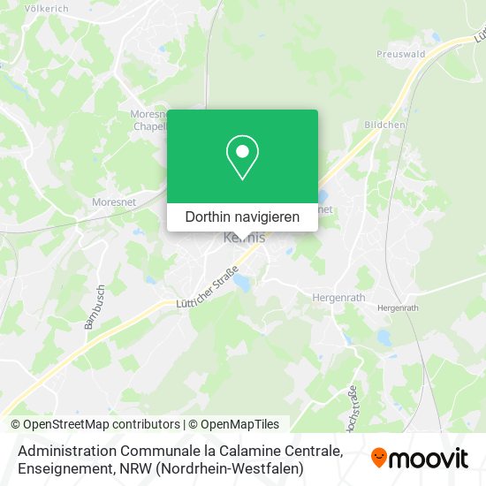 Administration Communale la Calamine Centrale, Enseignement Karte