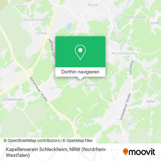Kapellenverein Schleckheim Karte