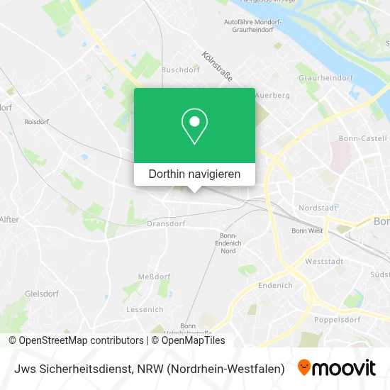 Jws Sicherheitsdienst Karte