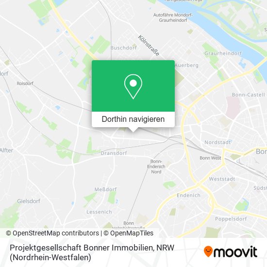 Projektgesellschaft Bonner Immobilien Karte
