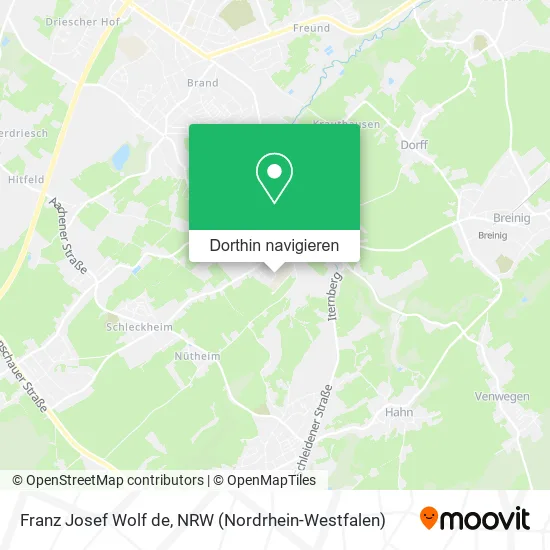 Franz Josef Wolf de Karte