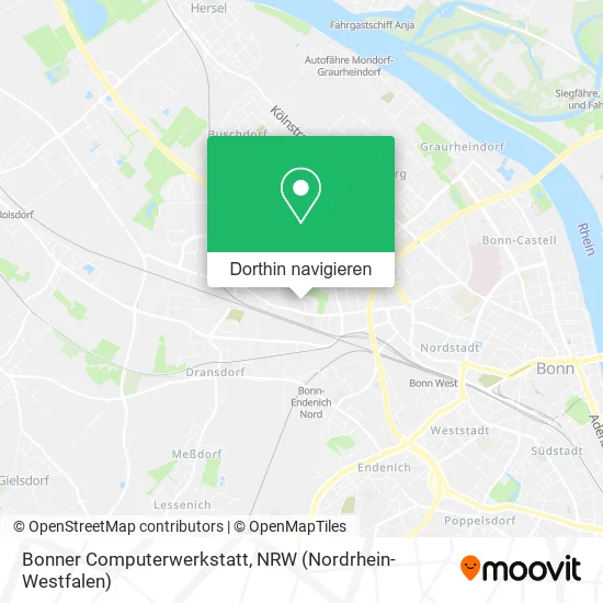 Bonner Computerwerkstatt Karte