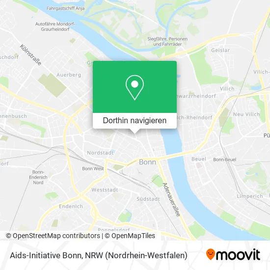 Aids-Initiative Bonn Karte