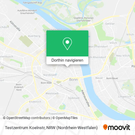 Testzentrum Koelnstr Karte