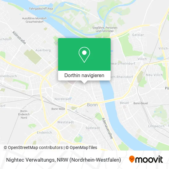 Nightec Verwaltungs Karte