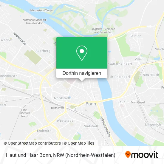 Haut und Haar Bonn Karte