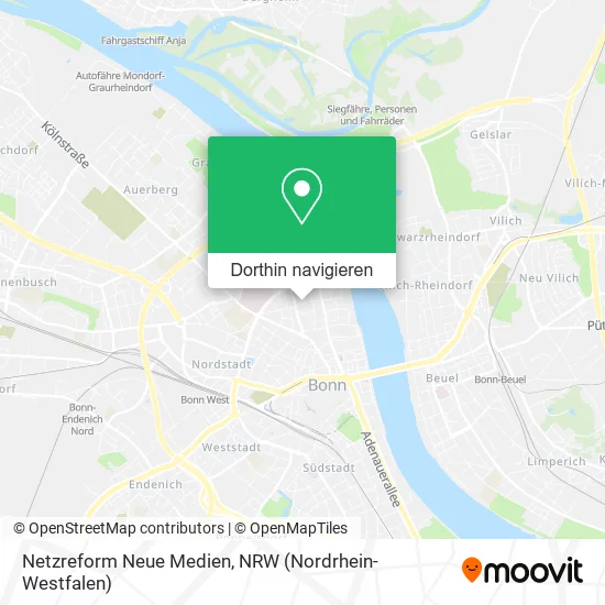 Netzreform Neue Medien Karte