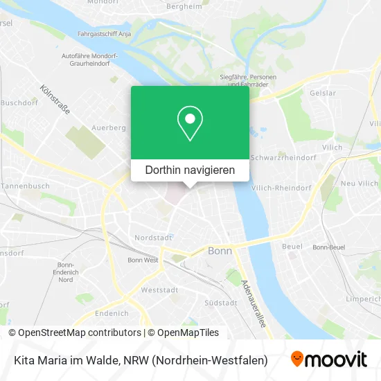 Kita Maria im Walde Karte