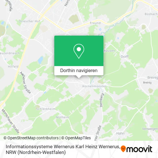 Informationssysteme Wernerus Karl Heinz Wernerus Karte