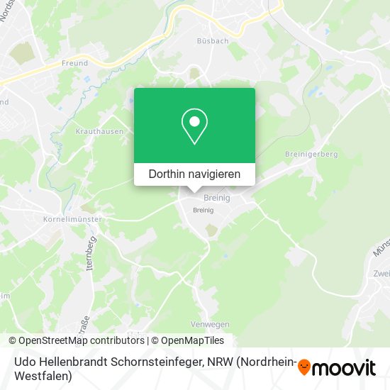 Udo Hellenbrandt Schornsteinfeger Karte
