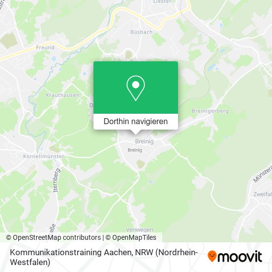 Kommunikationstraining Aachen Karte