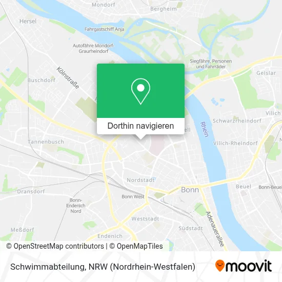 Schwimmabteilung Karte