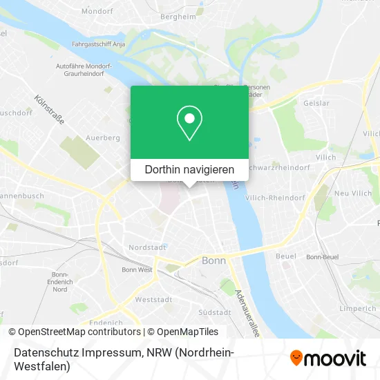 Datenschutz Impressum Karte