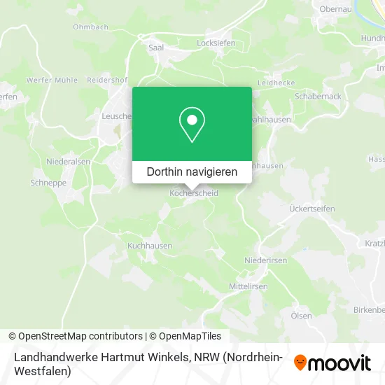 Landhandwerke Hartmut Winkels Karte