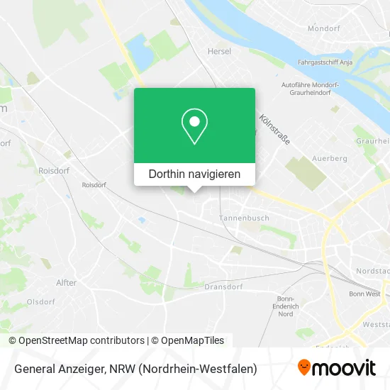 General Anzeiger Karte