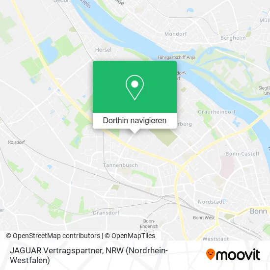 JAGUAR Vertragspartner Karte