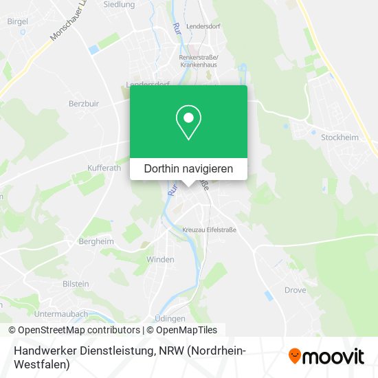 Handwerker Dienstleistung Karte
