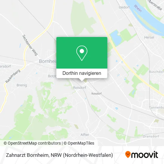 Zahnarzt Bornheim Karte