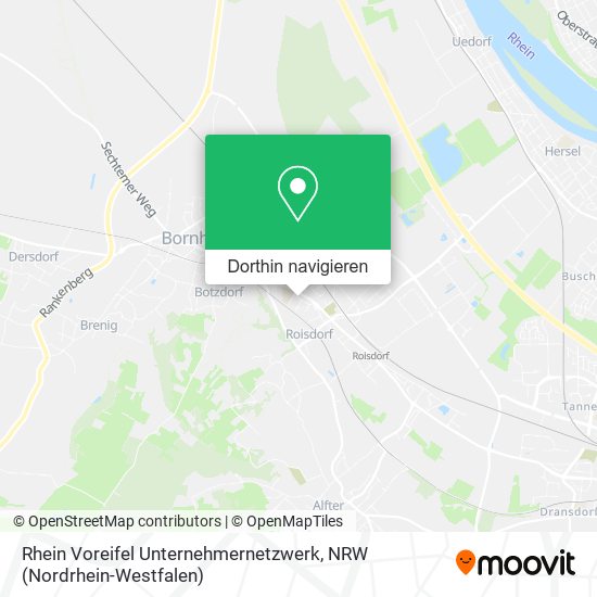 Rhein Voreifel Unternehmernetzwerk Karte