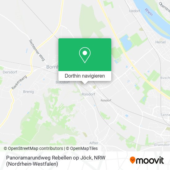 Panoramarundweg Rebellen op Jöck Karte