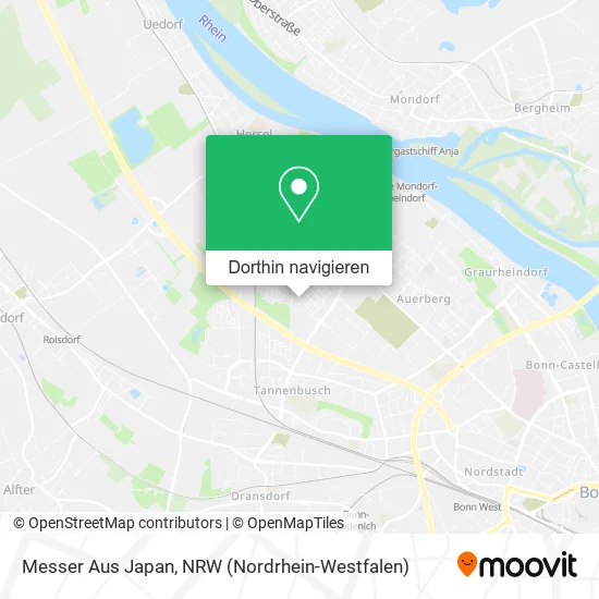 Messer Aus Japan Karte