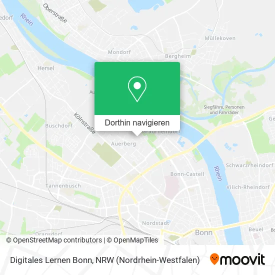 Digitales Lernen Bonn Karte