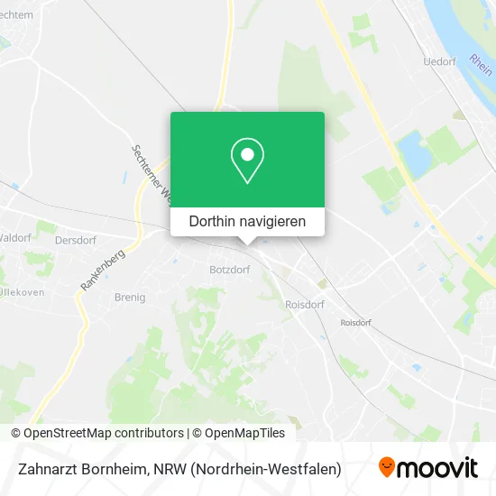 Zahnarzt Bornheim Karte