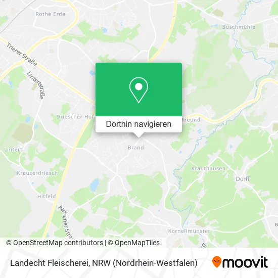 Landecht Fleischerei Karte