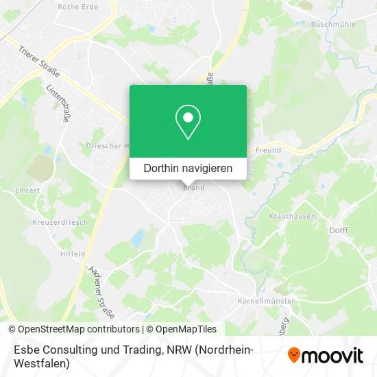 Esbe Consulting und Trading Karte