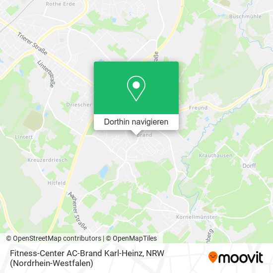 Fitness-Center AC-Brand Karl-Heinz Karte