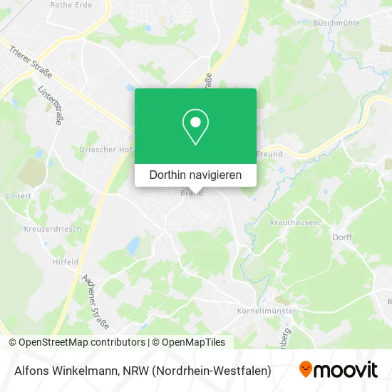 Alfons Winkelmann Karte