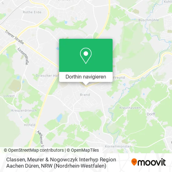 Classen, Meurer & Nogowczyk Interhyp Region Aachen Düren Karte