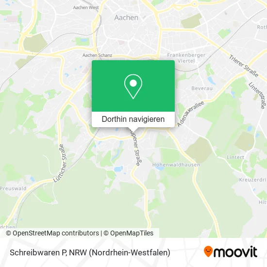 Schreibwaren P Karte