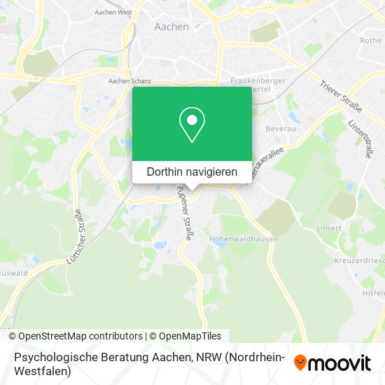 Psychologische Beratung Aachen Karte