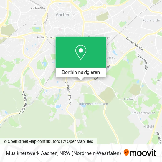 Musiknetzwerk Aachen Karte