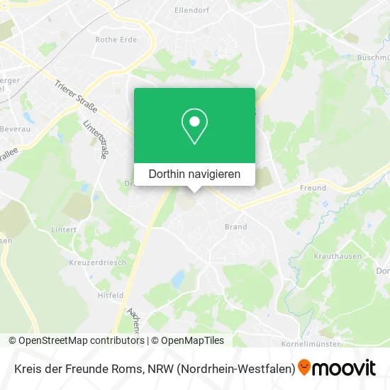 Kreis der Freunde Roms Karte