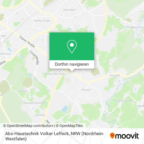 Abs-Haustechnik Volker Leffeck Karte