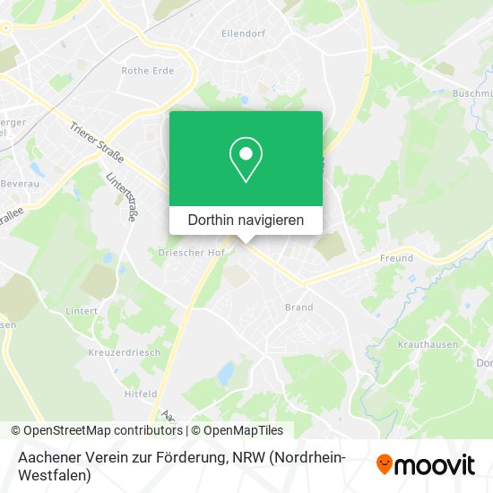 Aachener Verein zur Förderung Karte