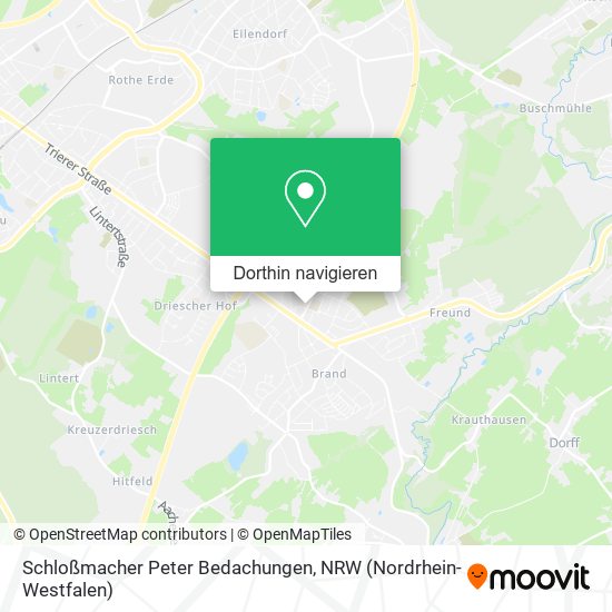 Schloßmacher Peter Bedachungen Karte
