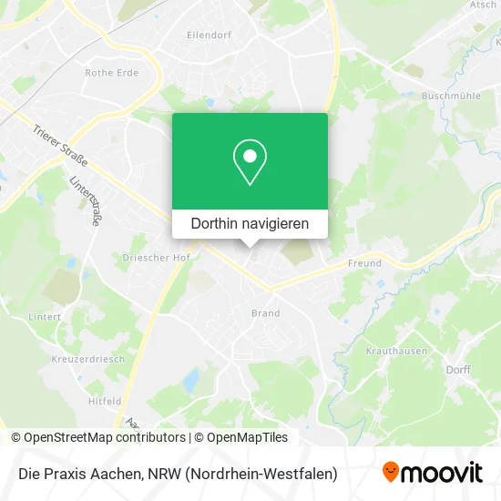Die Praxis Aachen Karte
