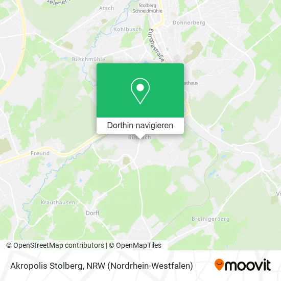 Akropolis Stolberg Karte