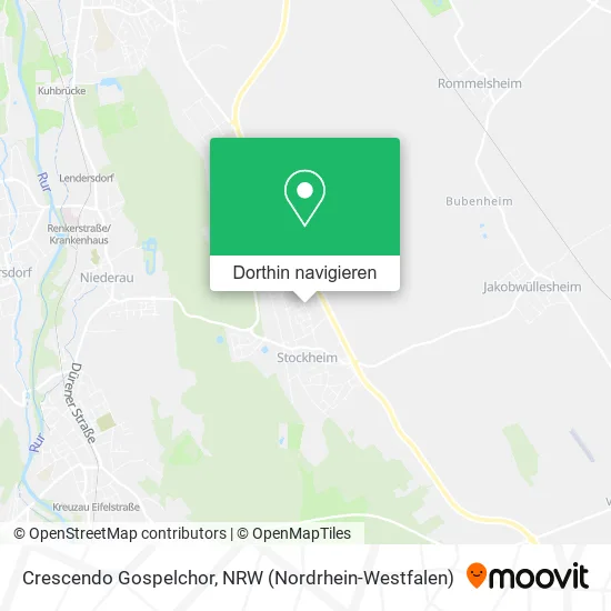 Crescendo Gospelchor Karte