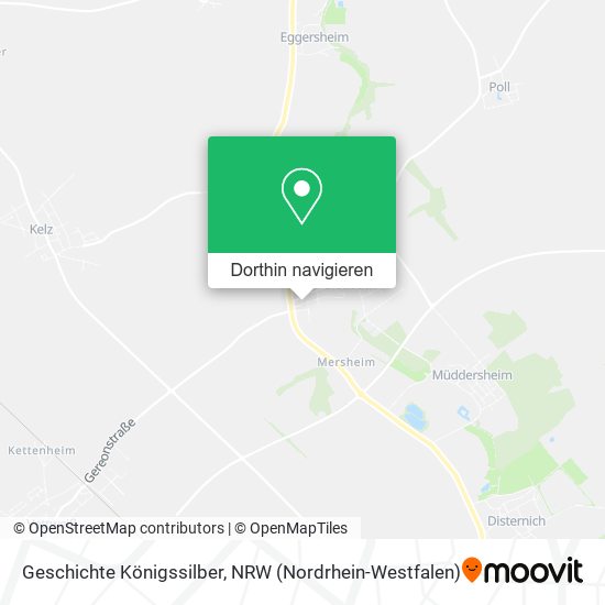 Geschichte Königssilber Karte