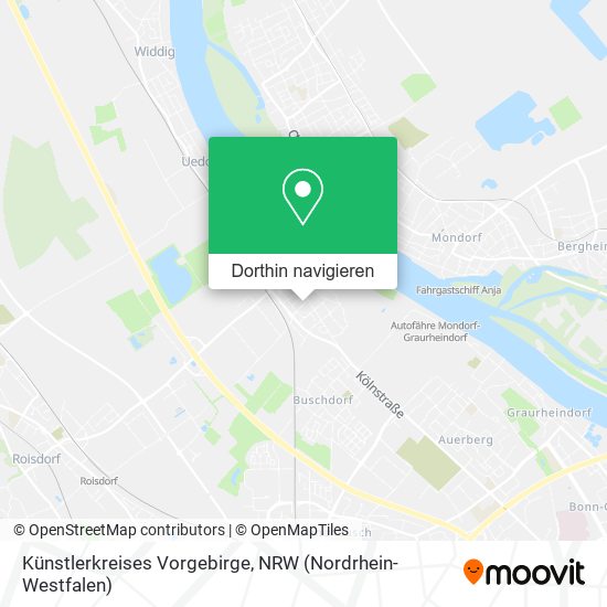 Künstlerkreises Vorgebirge Karte