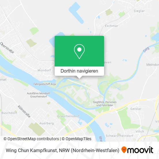 Wing Chun Kampfkunst Karte