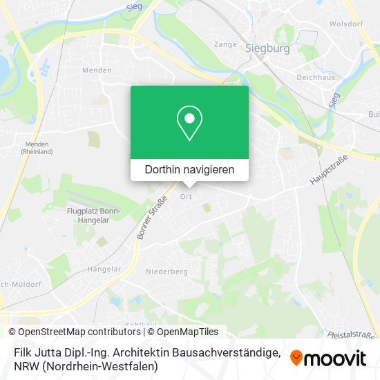 Filk Jutta Dipl.-Ing. Architektin Bausachverständige Karte