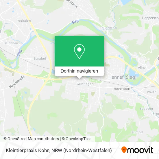 Kleintierpraxis Kohn Karte