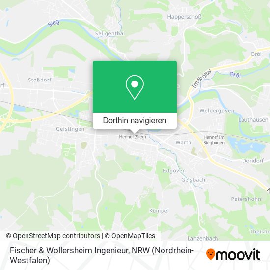 Fischer & Wollersheim Ingenieur Karte
